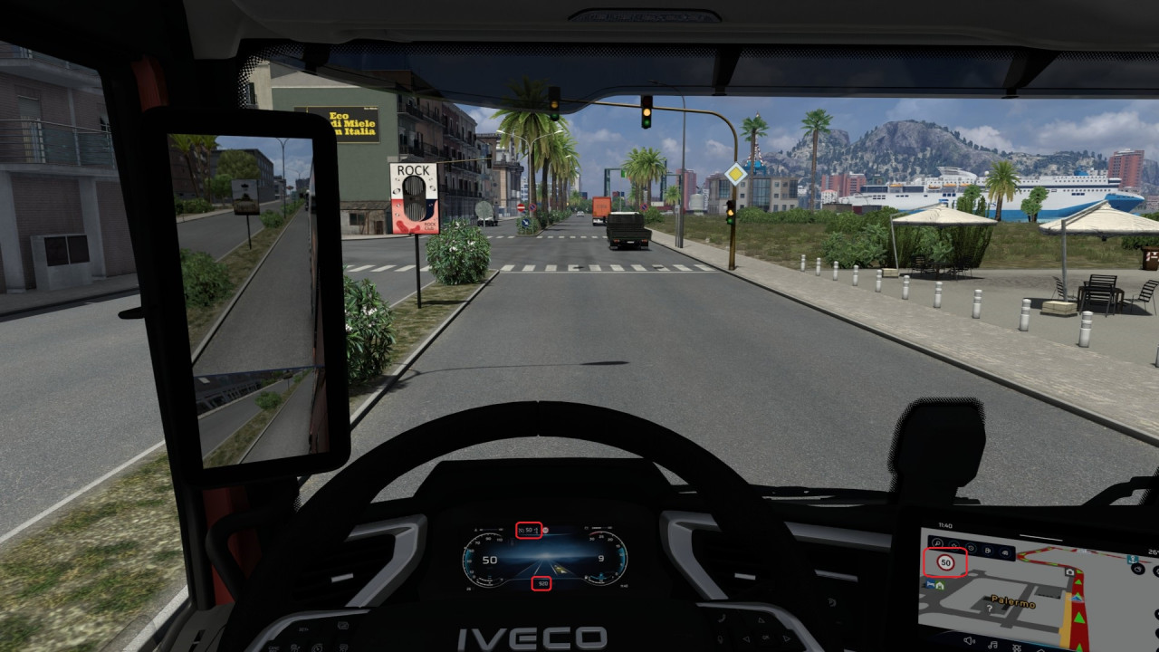 Iveco S-Way Dashboard adjust