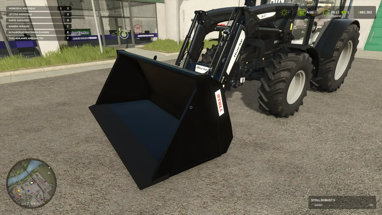 Stoll Robust S front loader shovel