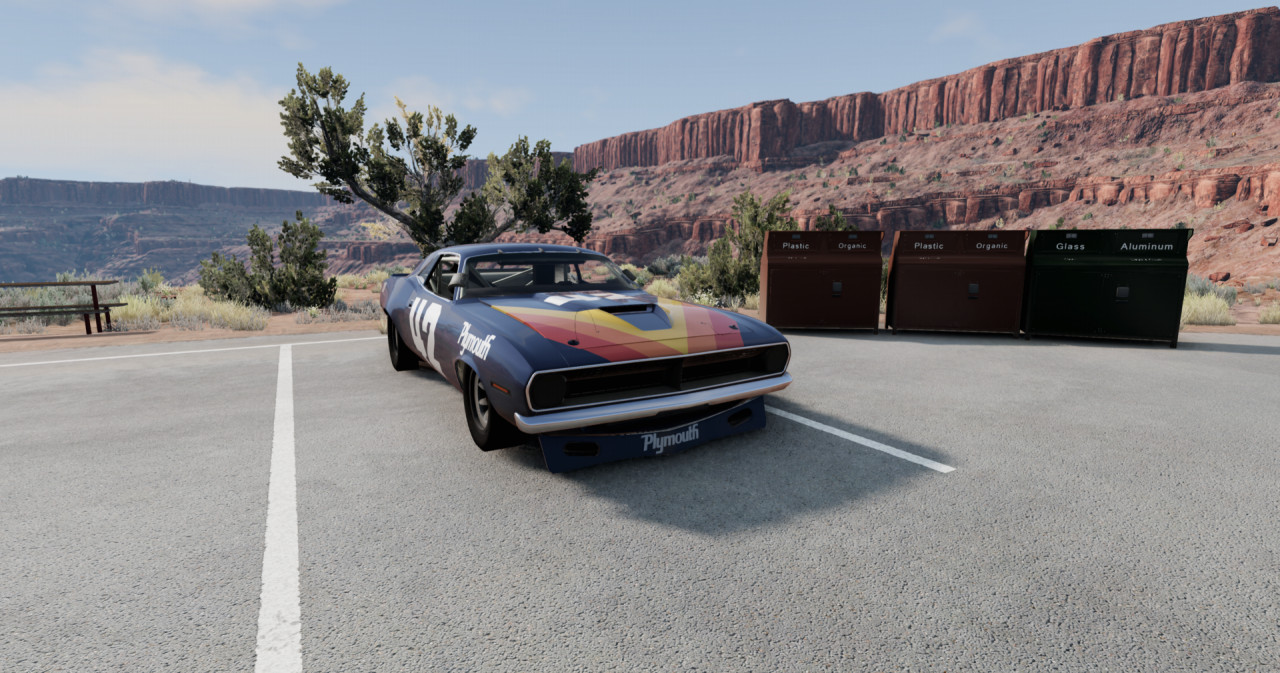 Plymouth Cuda Nile Blue