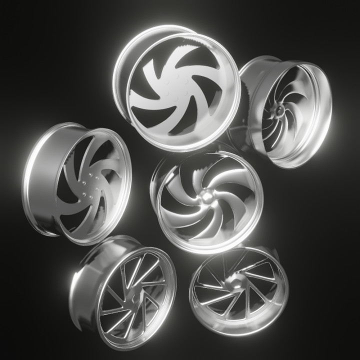 [FREE] Billet and Intro Style Wheel Pack (Project DTWP)