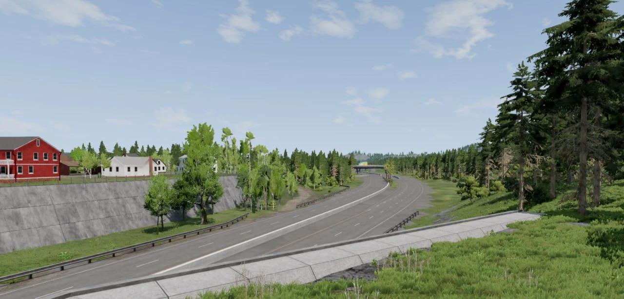 River Highway Map (New) 1 - BeamNG.drive