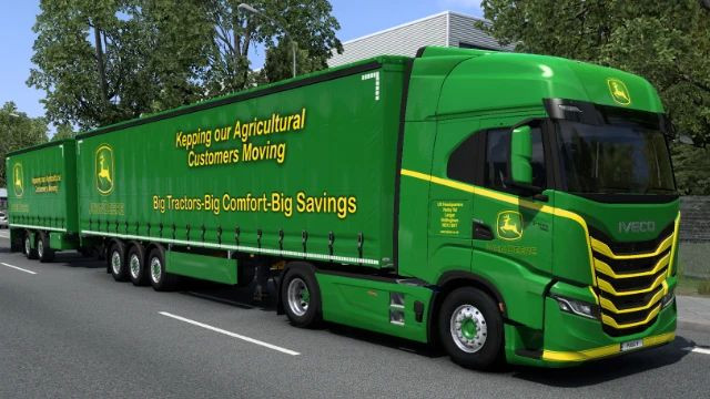 John Deere S-Way & Trailer