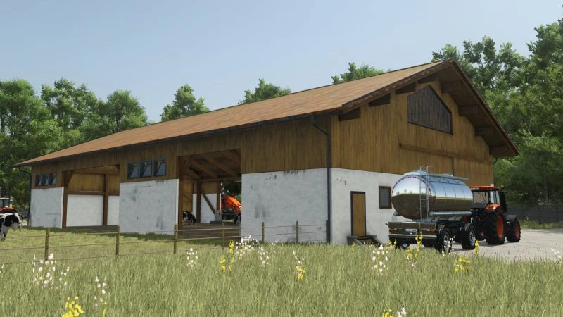 FS25 German Cow Barn
