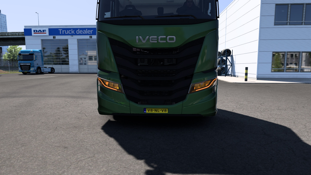 Orange DRL/Headlight Iveco Sway