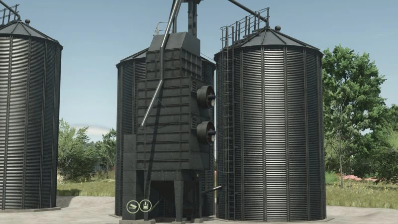 FS25 Old Silo Bins