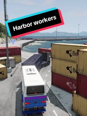 image Harbor workers arriving #modland #beamngdrive #beamng 